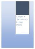  IEB English poetry: The rising sun by John Donne