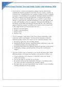 PMP&reg; Exam Practice Test and Study Guide with Solutions 2024&period;