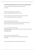 Pre-Assessment WGU American Politics and the US Constitution C963 WITH ACTUAL QUESTIONS AND ANSWERS 2025