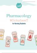 Pharmacology A and P worksheet