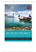 Macroeconomics: Understanding the Global Economy 3rd Edition Test Bank