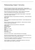 Pathophysiology Chapter 7 &lpar;Immunity&rpar;