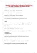 Spectrum  Field Tech New Hire Spectrum Field Tech New Hire Week 2 Questions and Answers Verified