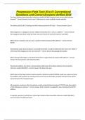 Progression Field Tech III to IV Conventional Questions and Correct Answers Verified 2024