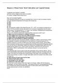 RNAS C PRACTICE TEST REVIEW 437 QUESTIONS