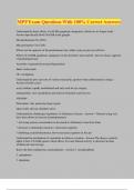 MPP Exam Questions With 100&percnt; Correct Answers