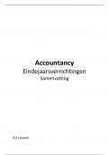 Accountancy - Eindejaarsverrichtingen: overzicht