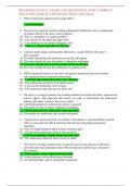 PHARMACOLOGY EXAM 2 40 QUESTIONS AND CORRECT ANSWERS FOR GUARANTEED PASS