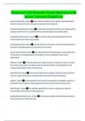 Tennessee Life Insurance Exam Questions with  correct Answers Graded A&plus;