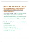 NR599 Final 2024-2025 UPDATE ACTUAL EXAM ALL QUESTIONS AND CORRECT DETAILED ANSWERS &lpar;VERIFIED ANSWERS&rpar; 100&percnt; PASS SOLUTION &vert;ALREADY GRADED A&plus;