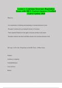 Lesson 1&colon; Louisiana Insurance Regulation  Exam with 100&percnt; Correct Answers &vert; Verified  &vert; Latest Update 2024