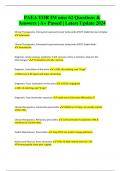 PAEA EOR IM miss 62 Questions &  Answers &vert; A&plus; Passed &vert; Latest Update 2024
