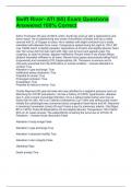 Swift River- ATI &lpar;65&rpar; Exam Questions Answered 100&percnt; Correct