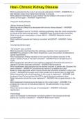 Hesi- Chronic Kidney Disease 