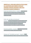 NR599 Final 2  2024-2025 UPDATE ACTUAL EXAM ALL QUESTIONS AND CORRECT DETAILED ANSWERS &lpar;VERIFIED ANSWERS&rpar; 100&percnt; PASS SOLUTION &vert;ALREADY GRADED A&plus;
