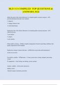 BLD 313 COMPILED TOP QUESTIONS &  ANSWERS 2024