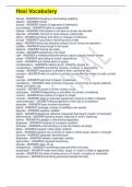 Hesi Vocabulary