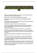 AYPO Real Estate Principles of Real Estate I Exam Study Guide Questions And Correct Answers Latest &commat; 2024