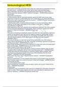 Immunological HESI 