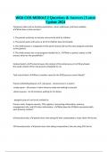 WGU C191 MODULE 2 Questions & Answers &vert; Latest  Update 202