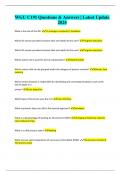 WGU C191 Questions & Answers &vert; Latest Update  2024