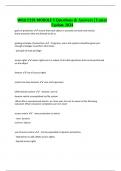 WGU C191 MODULE 5 Questions & Answers &vert; Latest  Update 2024