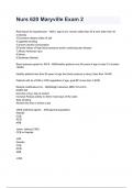 Nurs 620 Maryville Exam 2 NEWEST 2026&sol;2027 ACTUAL EXAM COMPLETE QUESTIONS AND CORRECT DETAILED ANSWERS &lpar;VERIFIED ANSWERS&rpar; &vert;ALREADY GRADED A&plus;&vert;&vert;BRAND NEW&excl;&excl;