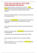 NICU Nurse Core Review&comma; NICU Study Guide Questions And Answers 