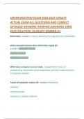 NR599 MIDTERM EXAM LATEST 2024  QUESTIONS AND 100&percnt; CORRECT ANSWERS CHAMBERLAIN COLLEGE OF NURSING