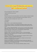 TEXAS FAL Exam 2024 Questions and Answers &vert; 100&percnt; Verified and Updated