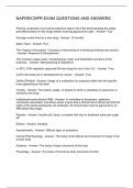 NAPSR&sol;CNPR EXAM QUESTIONS AND ANSWERS