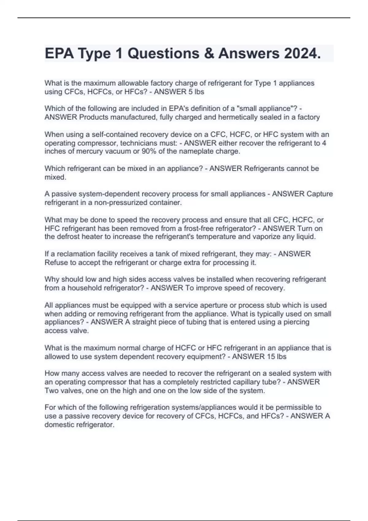 Which Refrigerants Can Be Mixed in an Appliance Safe Blends