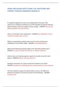 HFMA CRCR EXAM LATEST EXAM 170&plus; QUESTIONS AND CORRECT DETAILED ANSWERS&vert;GRADED A&plus; 