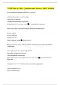 NCLE Practice Test Questions and Answers 100&percnt; Verified