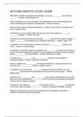 NCTI END DIDACTIC STUDY GUIDE