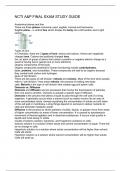 NCTI A&P FINAL EXAM STUDY GUIDE