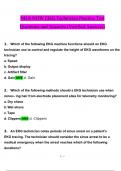 NHA NOW EKG Technician Practice Test Questions and Answers &lpar;&rpar; &lpar;Verified by Expert&rpar;