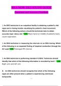NHA NOW EKG STUDY GUIDE Questions and Answers &lpar;&rpar; &lpar;Verified by Expert&rpar;