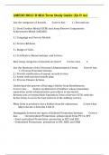 AMEDD BOLC-B Mid-Term Study Guide (Qs & As)