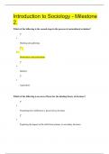 Introduction to Sociology - Milestone 2&period;