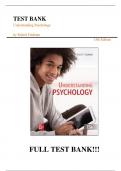 Understanding Psychology – 15th Edition (Robert Feldman) | Complete Test Bank for Chapters 1–17