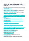 Maryland Property & Casualty 2019 ExamFx&period;
