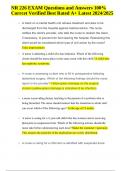 NR 226 EXAM Questions and Answers 100&percnt; Corrcet Latest 2024&sol;2025&vert; Best Rated A&plus; 