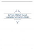 Buttaro: Primary Care, A Collaborative Practice, 5th Edition / Test Bank For Primary Care A Collaborative Practice, 5th Edition 