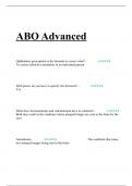 ABO Advanced