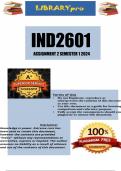 IND2601 Assignment 1 (COMPLETE ANSWERS) Semester 1 2024