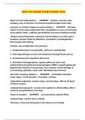 NUR 239 EXAM STUDYGUIDE 2024