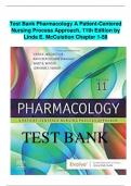 Test Bank Pharmacology A Patient-Centered Nursing Process Approach, 11th Edition by Linda E. McCuistion Chapter 1-58