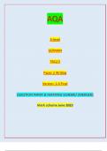 AQA A-level GERMAN 7662/2 Paper 2 Writing Version: 1.0 Final IB/G/Jun23/E4 7662/2QUESTION PAPER & MARKING SCHEME/ [MERGED] Marl( scheme June 2023