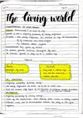 The Living World (Biology) -Handwritten Notes